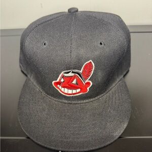 Ost Black and Red Men Fitted Hat, 7 5/8